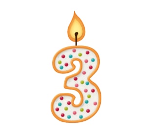 Candles & Cake Topper