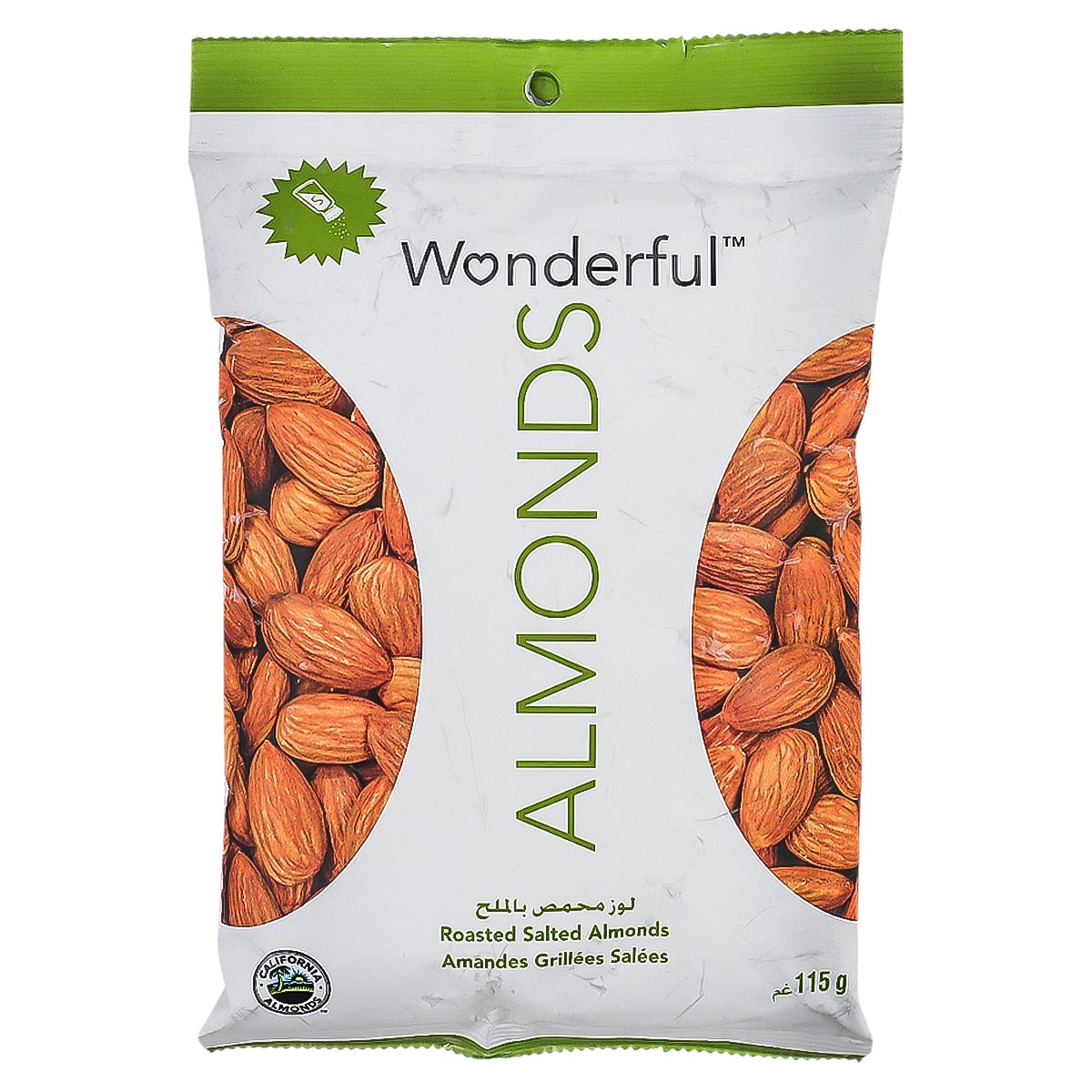 Wonderful Almond Roasted Salt 115G