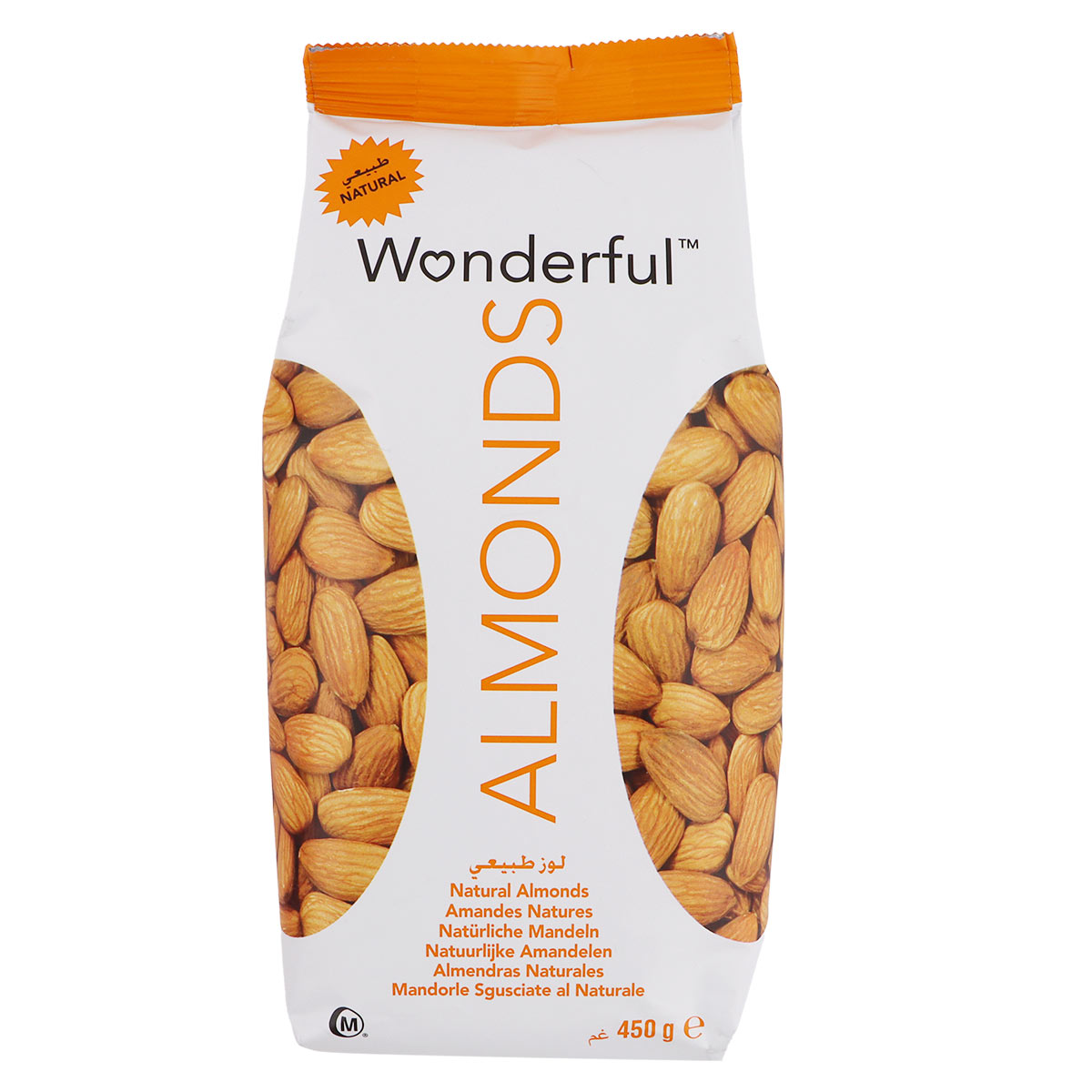 Wonderful Almonds Natural 450g