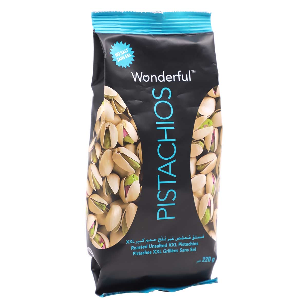 Wonderful Roasted Unsalted XXL Pistachios 220g