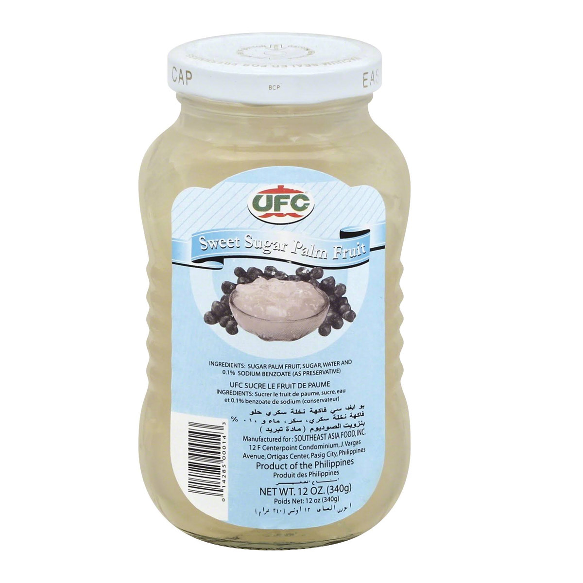 Ufc Sweet Sugar White Palm Fruit Jam 340g