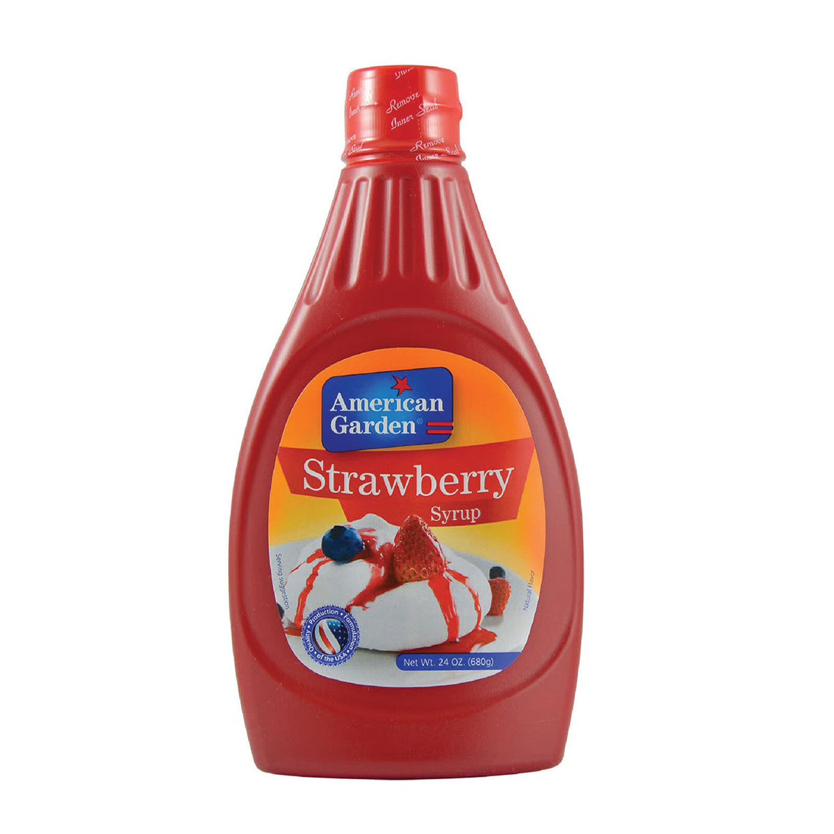 American Garden Strawberry Syrup 680g