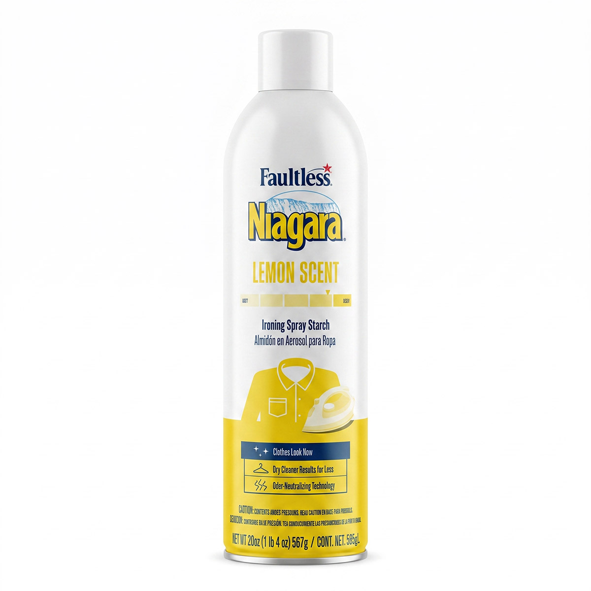 Niagara Lemon Scented Ironing Spray Starch 567g