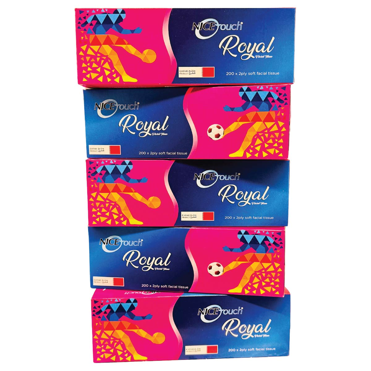 Nice Touch Royal Facial Tissue 5 Boxes
