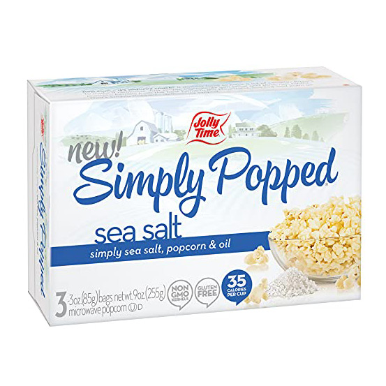 Jolly Popd Sea Slt Popcrn 255G
