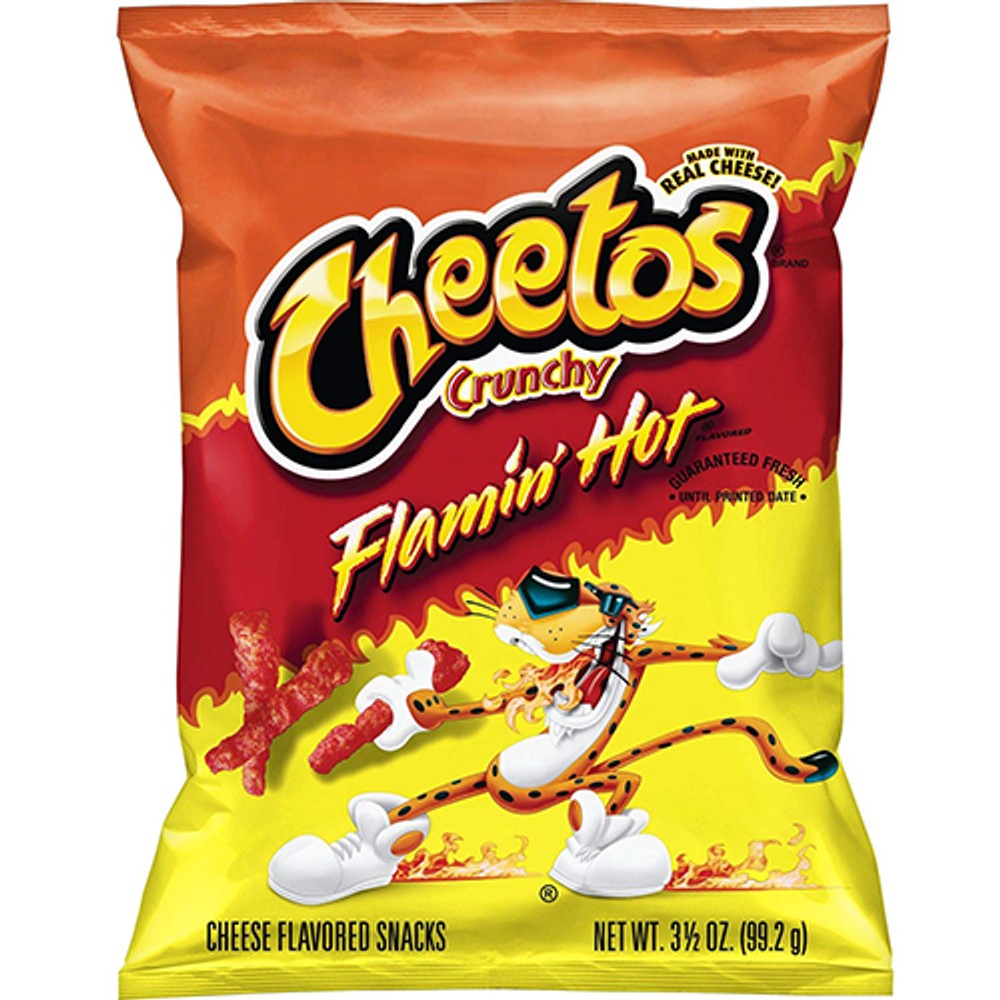 Cheetos Crunchy Flamin' Hot Cheese Snacks 3.5oz