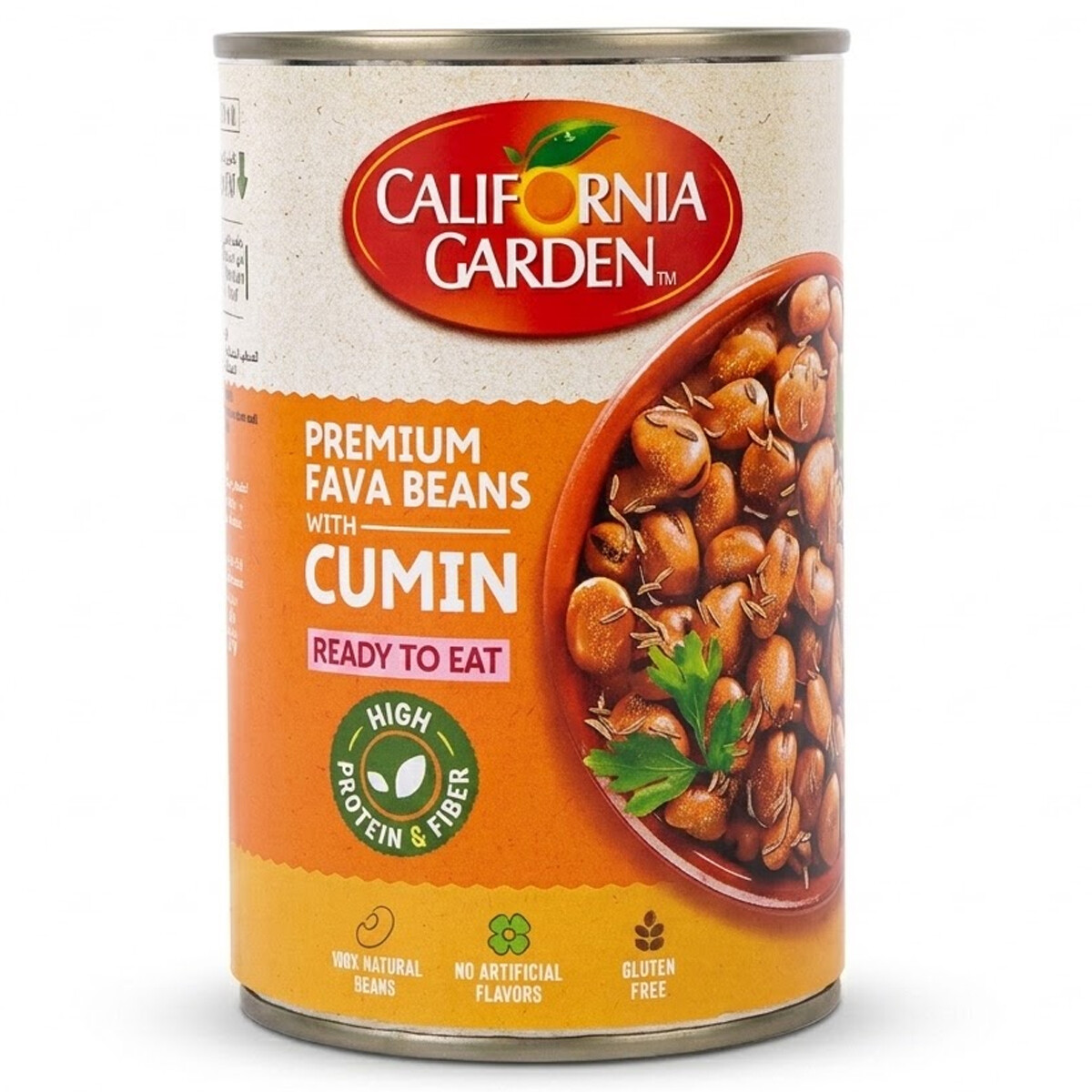 California Garden Premium Canned Fava Beans With Cumin 450g