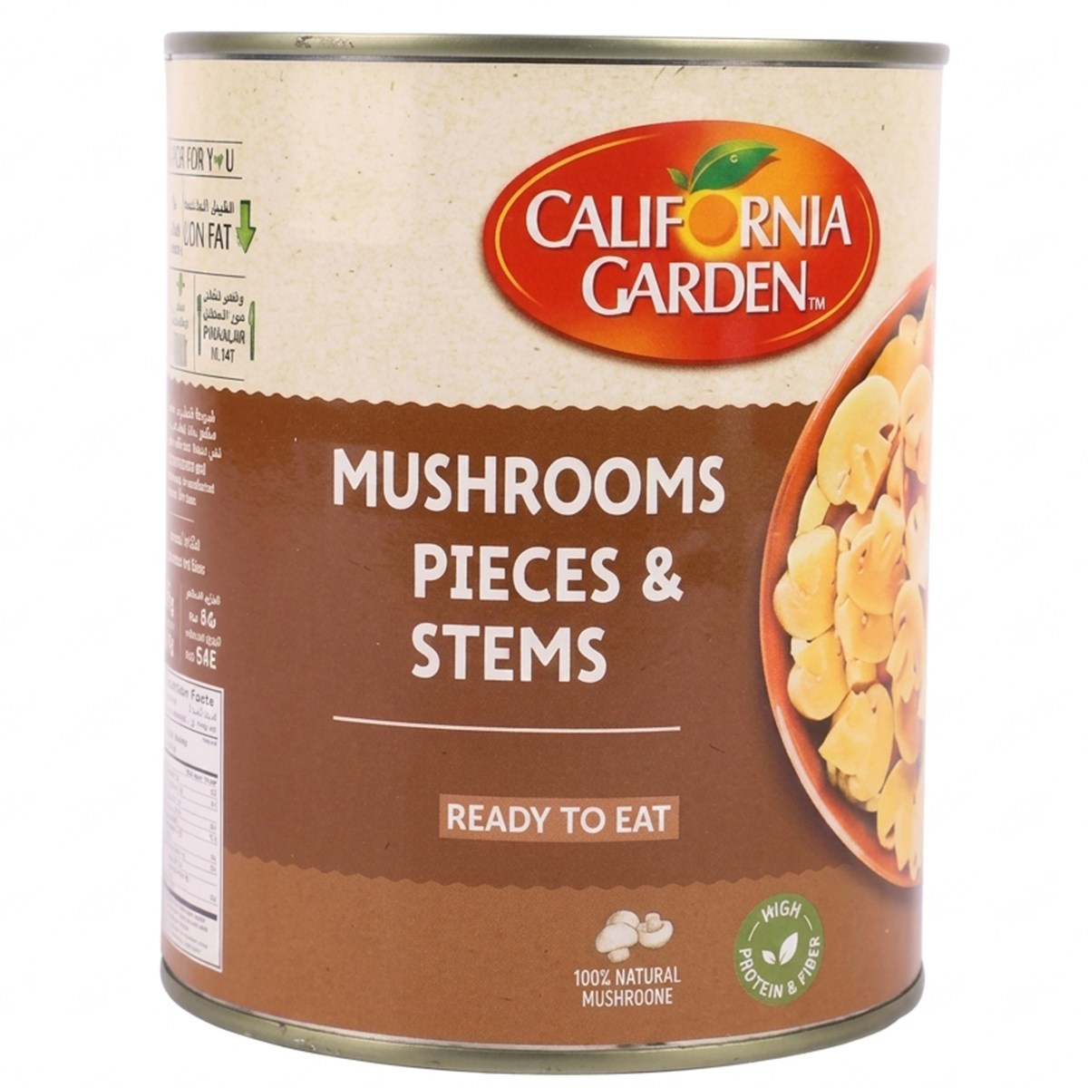 California Garden Canned Mushrooms Pieces 850Gm