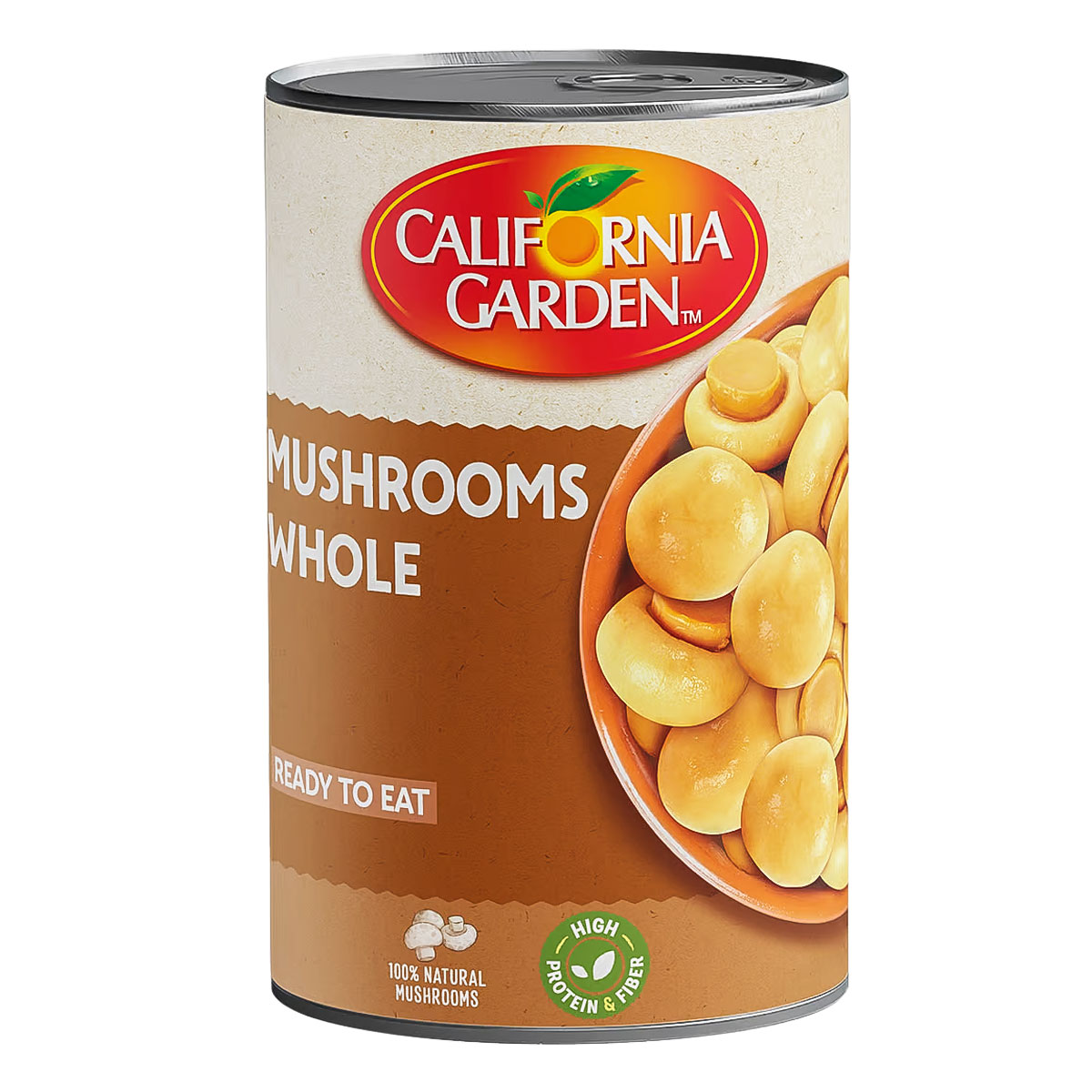 California Garden Canned Mushrooms Whole 425Gm