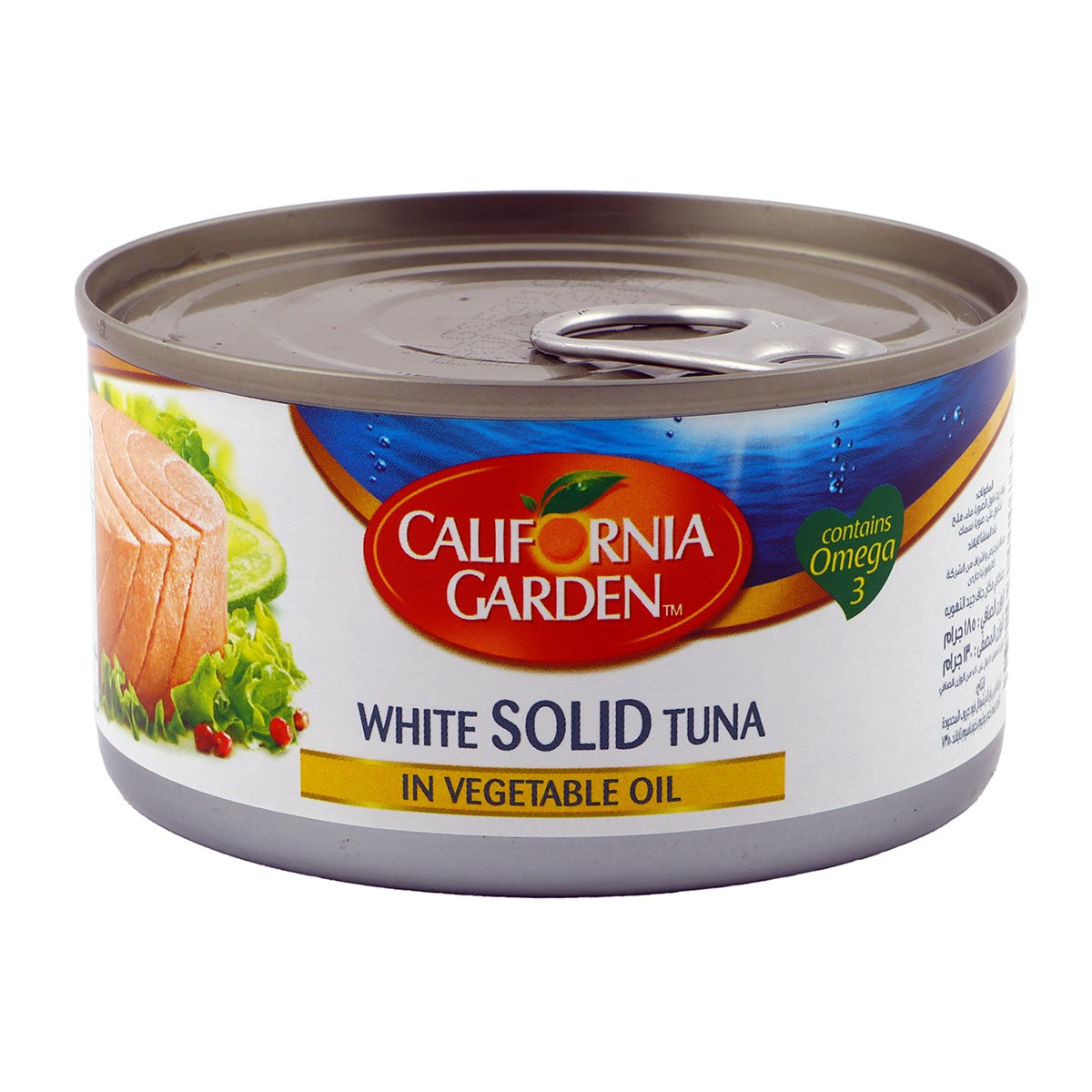 California Garden Solid Canned Tuna In Vegetable Oil 185g