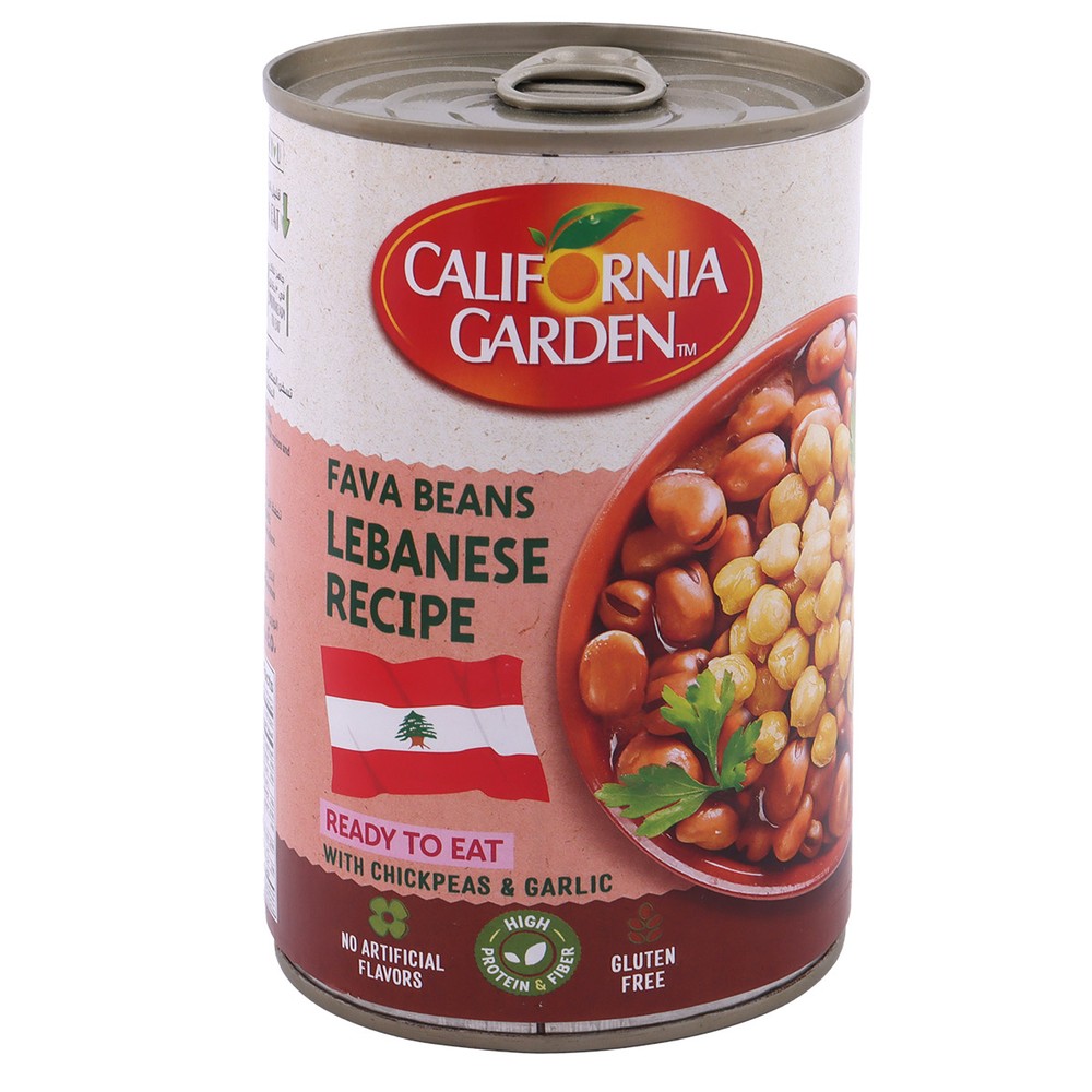 California Garden Fava Beans Lebanese Recipe 450g
