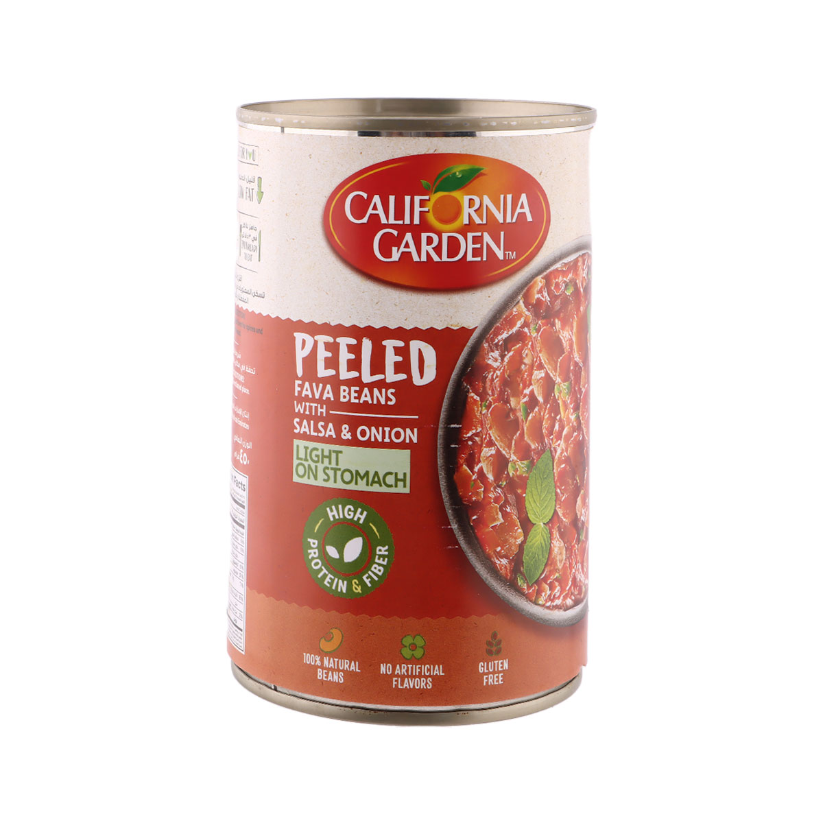 California Garden Peeled Fava Beans With Salsa And Onion 450ml