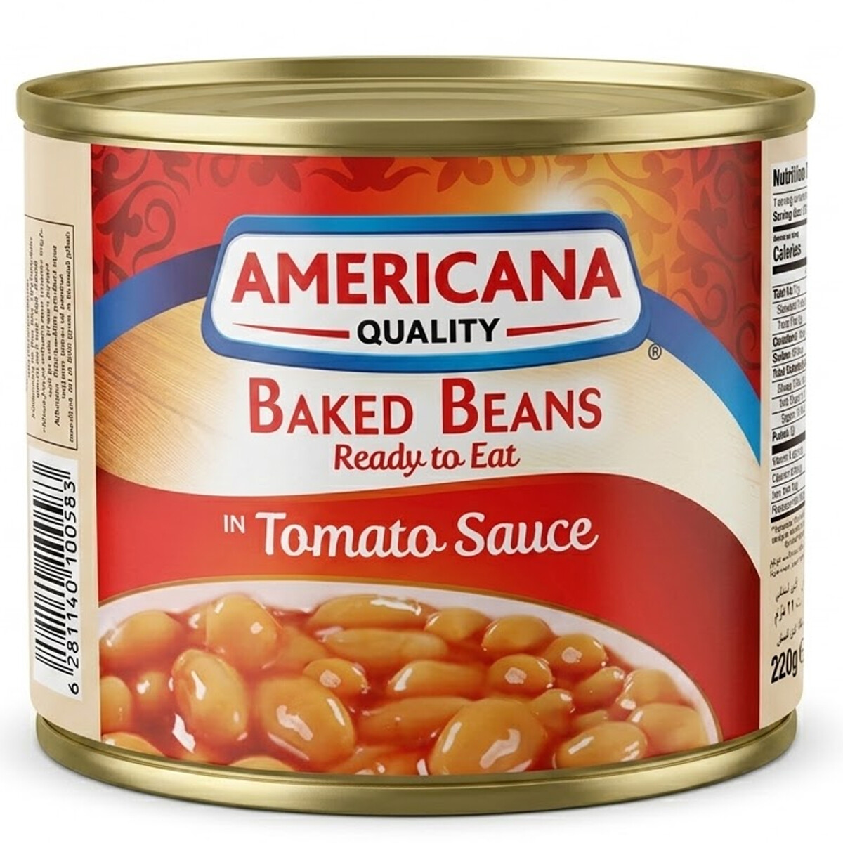 Americana Quality Canned Baked Beans In Tomato Sauce 400g