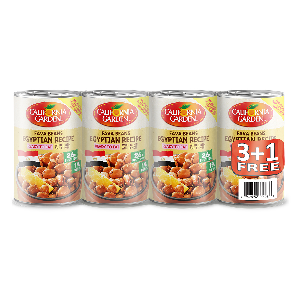California Garden Fava Beans Egyption Reciepe 450g Assorted 4 Pieces