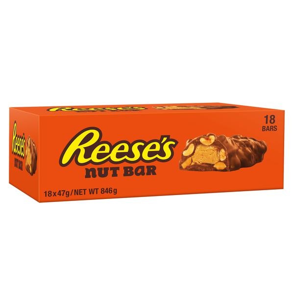 Reese's Nut Bar Milk Chocolate Bar 18x47g