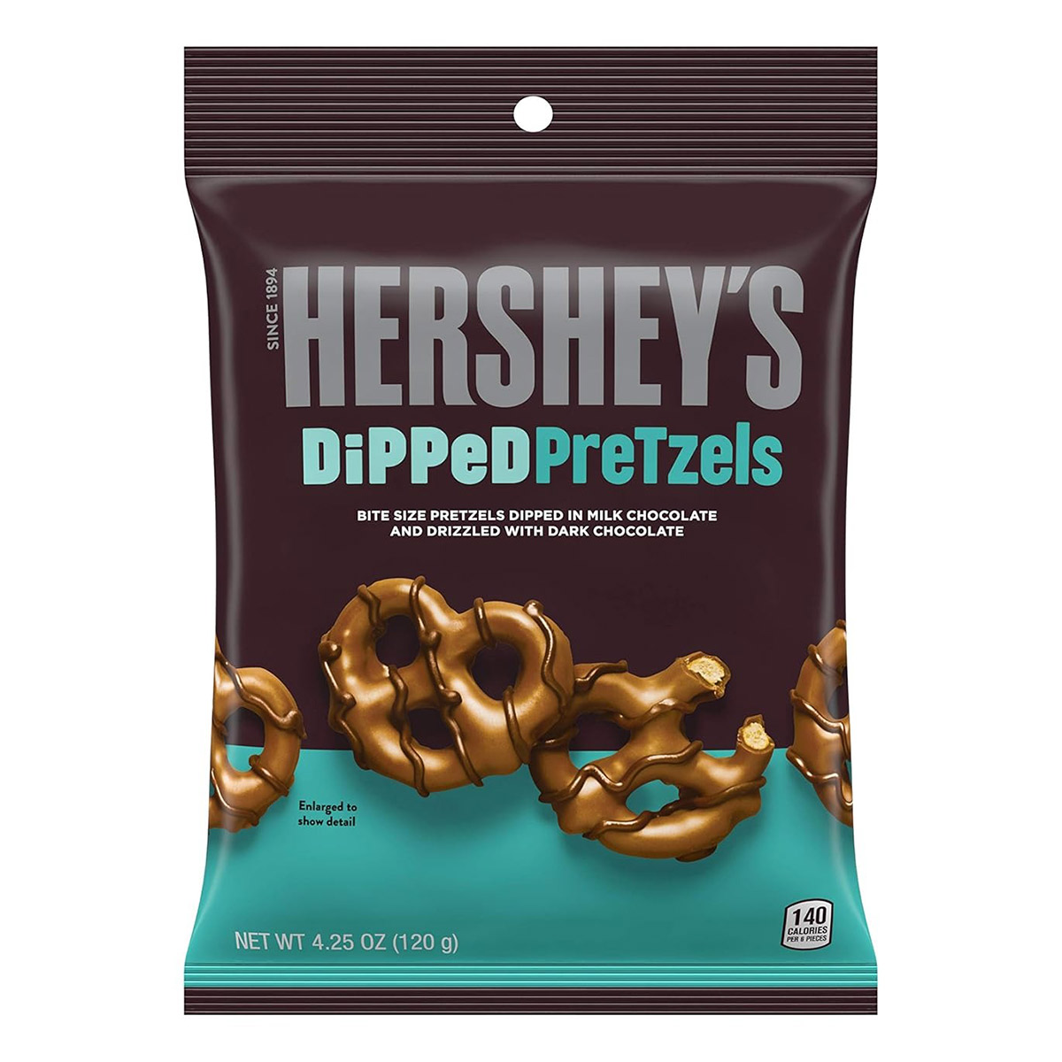 Hershey's Chocolate Dipped Pretzels 120g