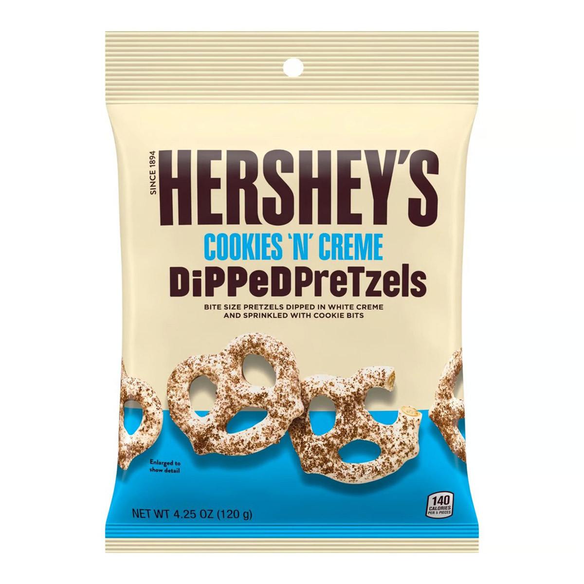 Hershey's Cookies N Creme Dipped Pretzels 120g