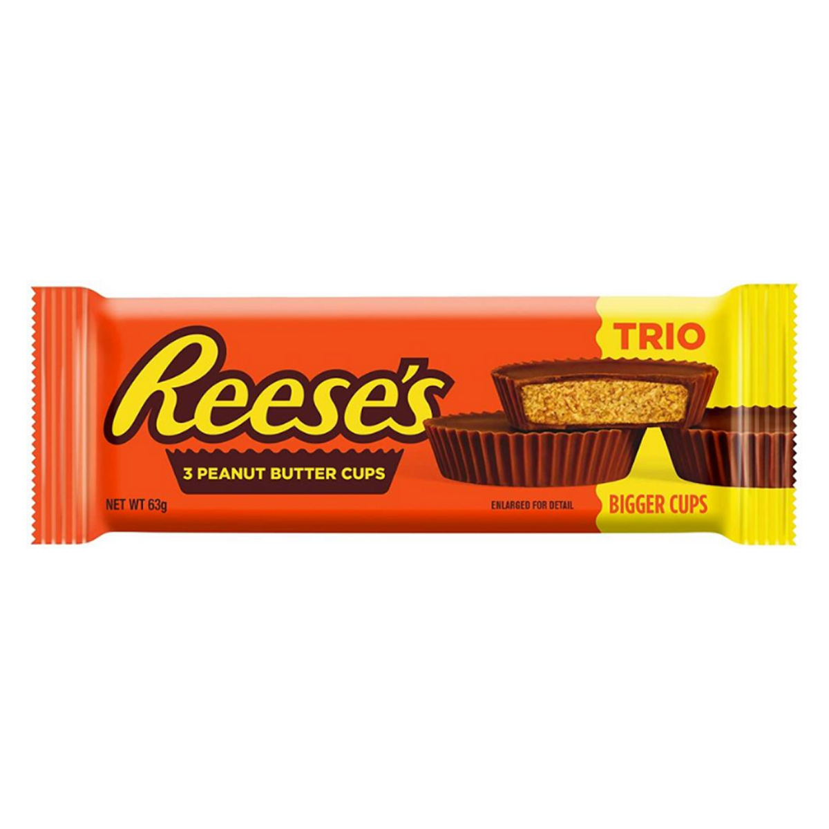 Reeses 3 Peanut Butter Cups 63g | Snacks & Candy | Chocolates | Chocolate Bars Reeses 3 Peanut Butter Cups 63g | Snacks & Candy | Chocolates | Chocolate Bars