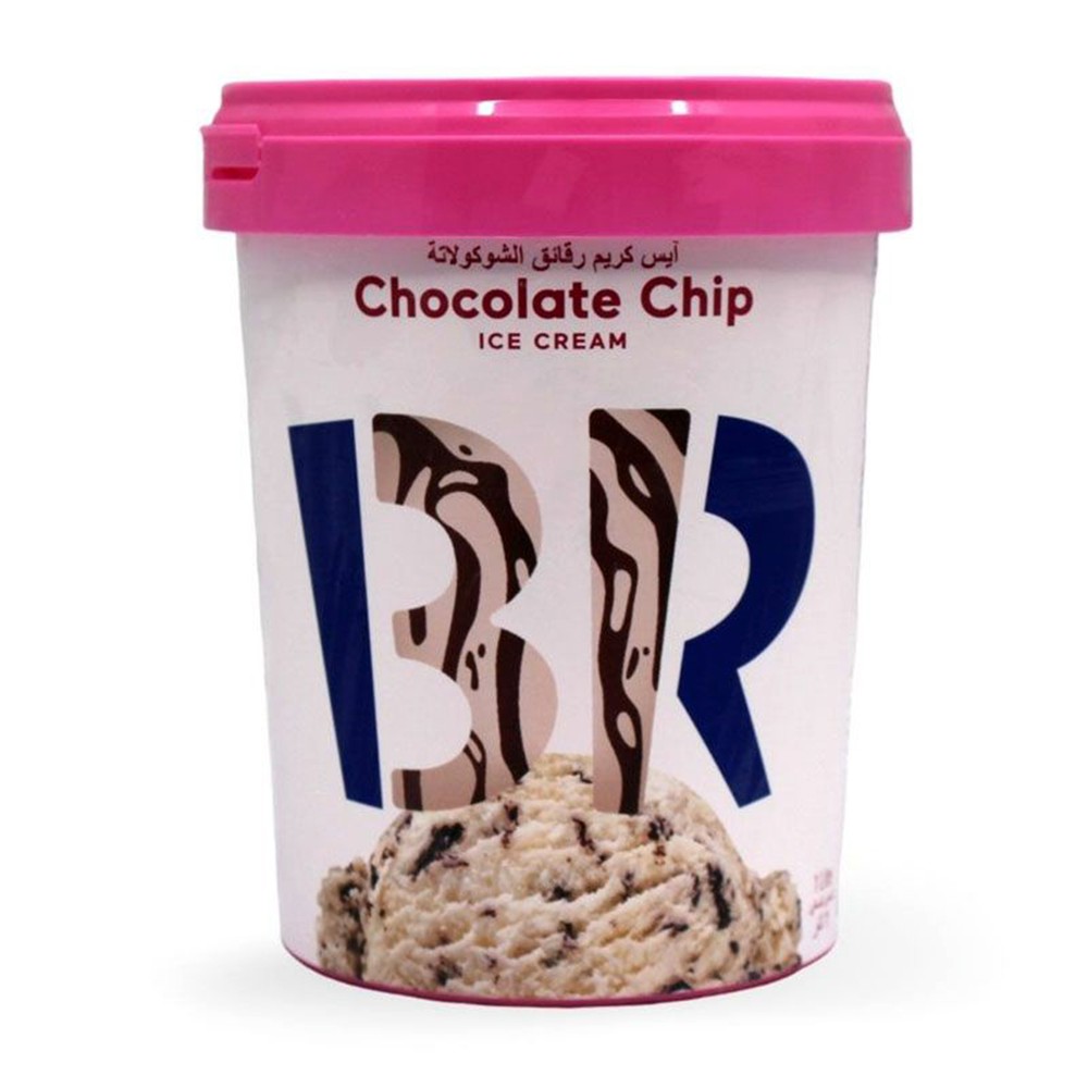 Baskin Robbins Chocolate Chips Tub Ice Cream 1L