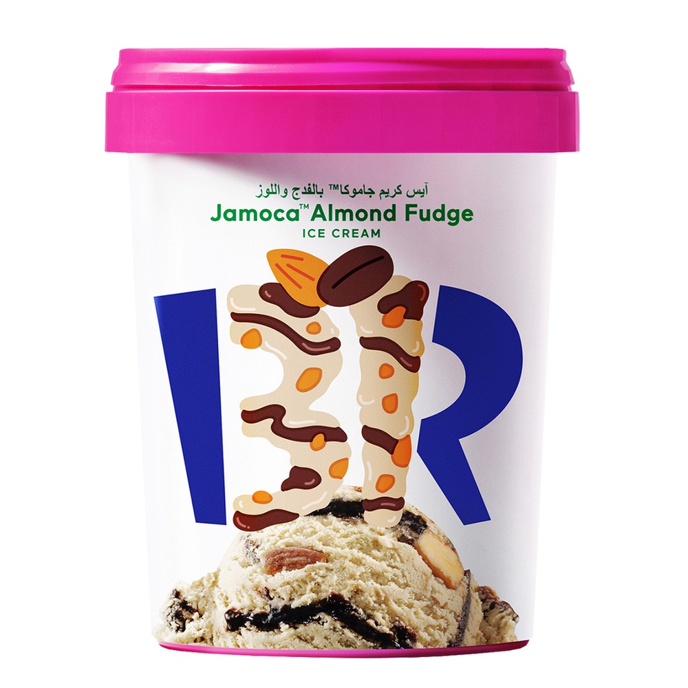 Baskin Robins Jamoca Almond Fudge Ice Cream 1L