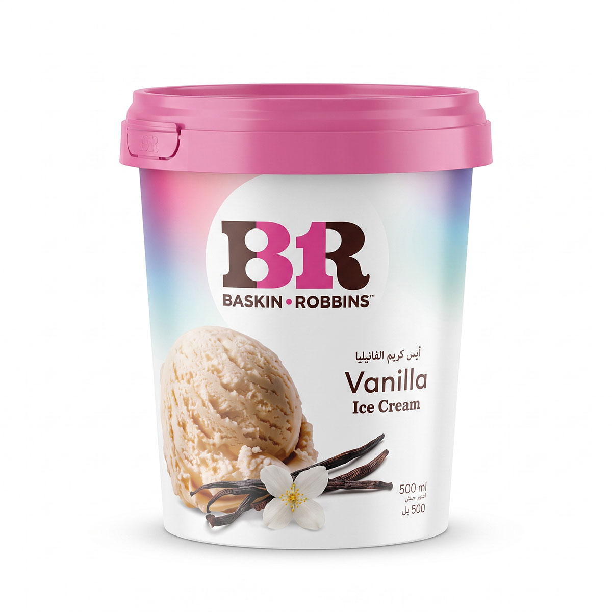 Baskin Robbins Vanilla Ice Cream Tub 500ml