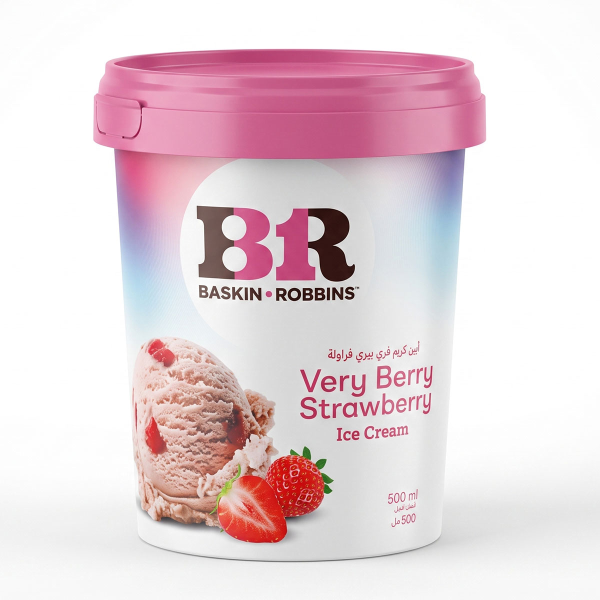 Baskin Robbins Strawberry Ice Cream Tub 500ml