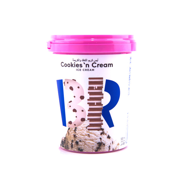 Baskin Robbins Cookies N Cream Ice Cream 500ml