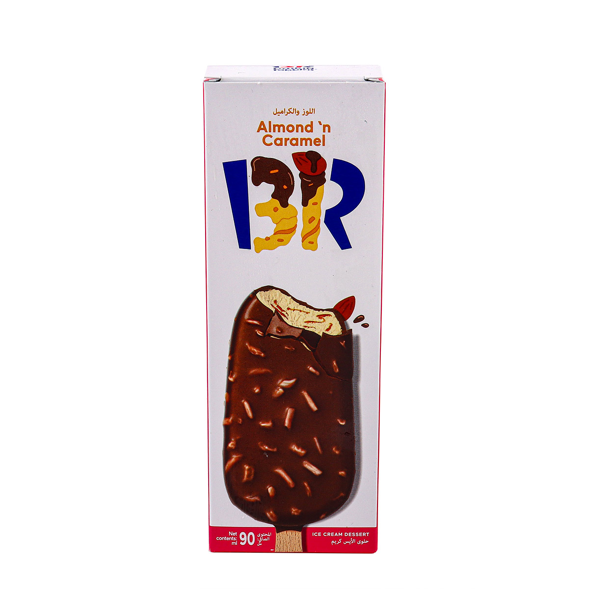 Baskin Robbins Almond & Caramel Ice Cream Stick 90ml