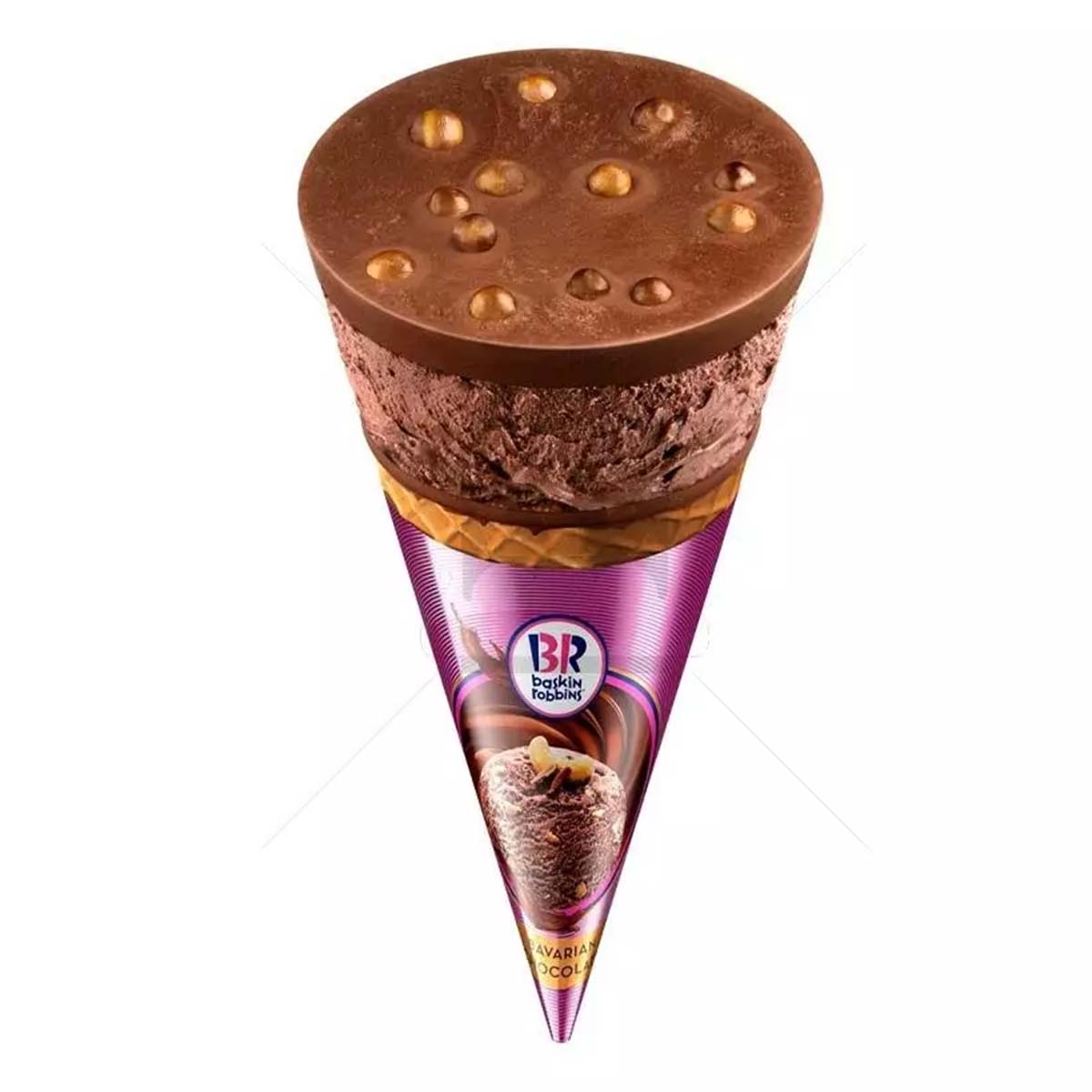 Baskin Robbins Bavarian Chocolate Ice Cream Cone 120ml