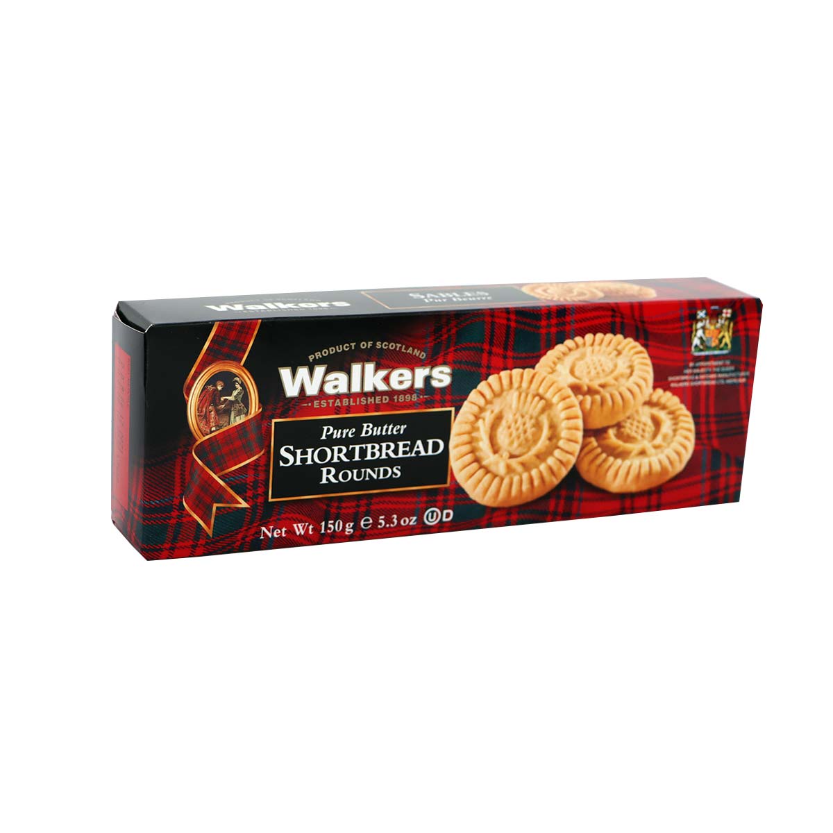Walkers Pure Butter Shortbread Rounds 150g