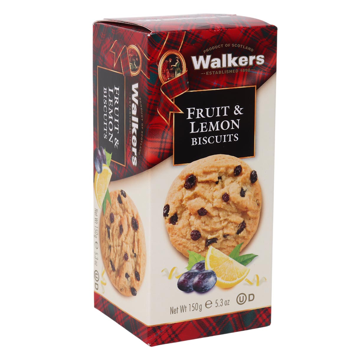 Walkers Fruit & Lemon Biscuits 150g