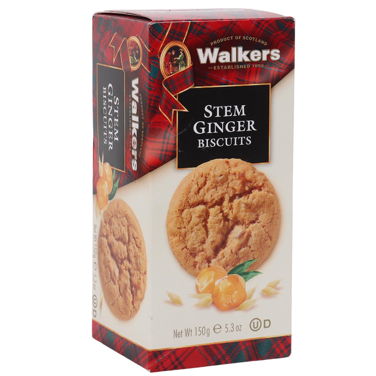 Walkers Stem Ginger Biscuit 150g