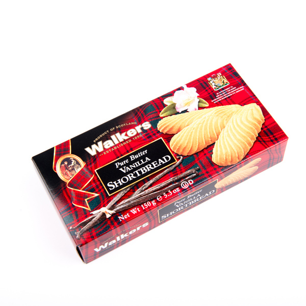 Walkers Pure Butter Vanilla Shortbread Cookies 150g