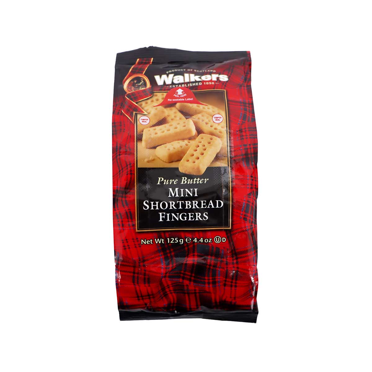 Walkers Pure Butter Mini Shortbread Fingers 125g