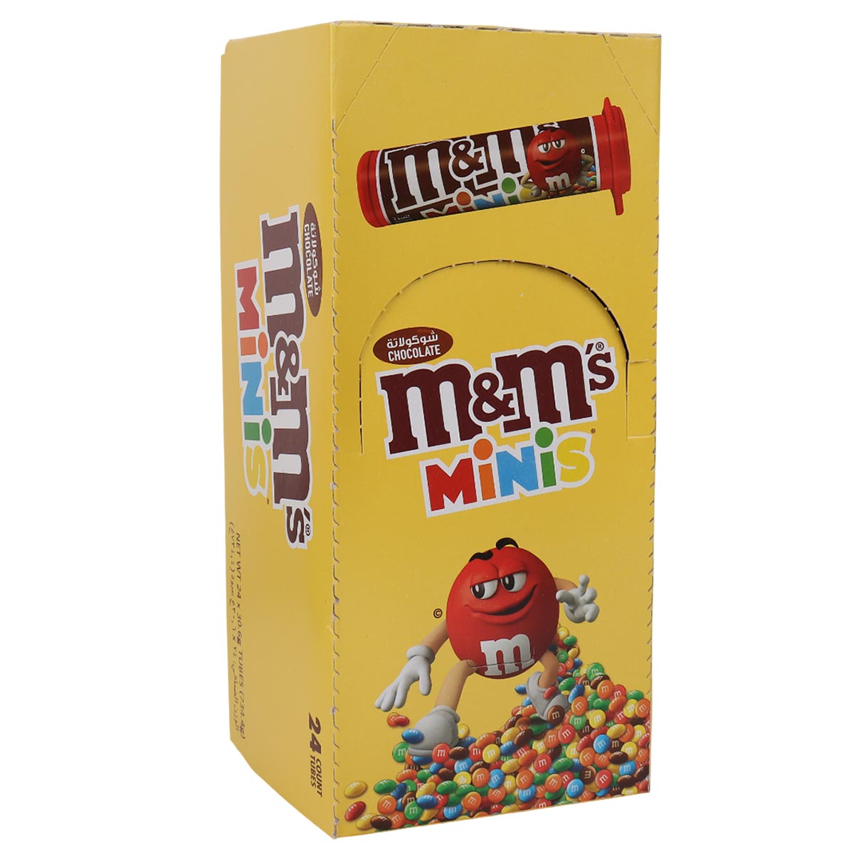 M & M's Chocolate Minis Tube 24x35.2g