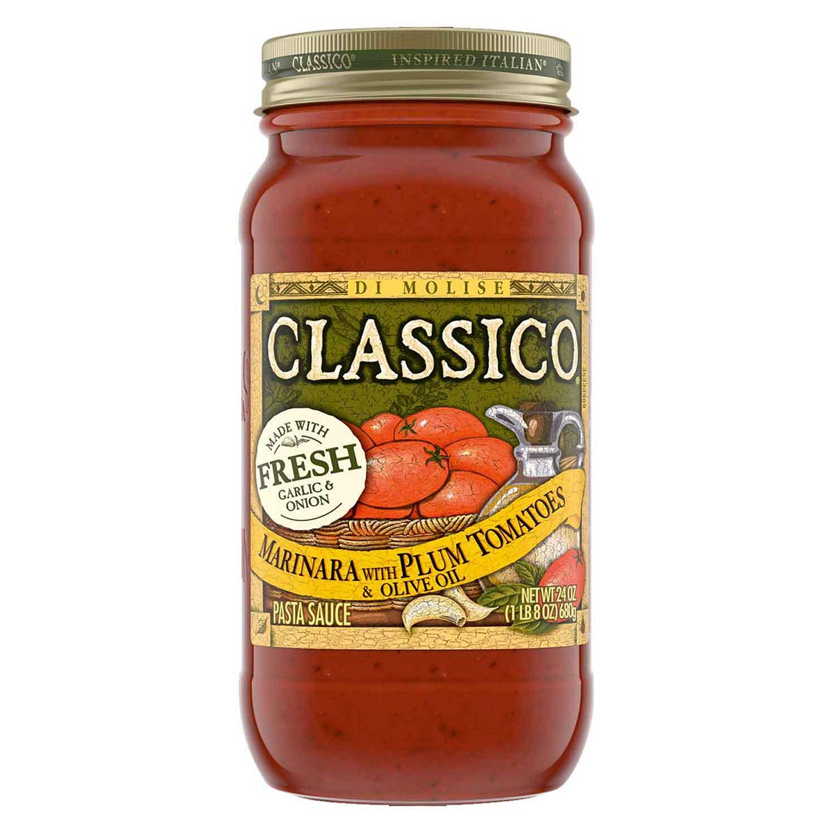 Classico Marinara with Plum Tomato & Olive Oil Pasta Sauce 680g