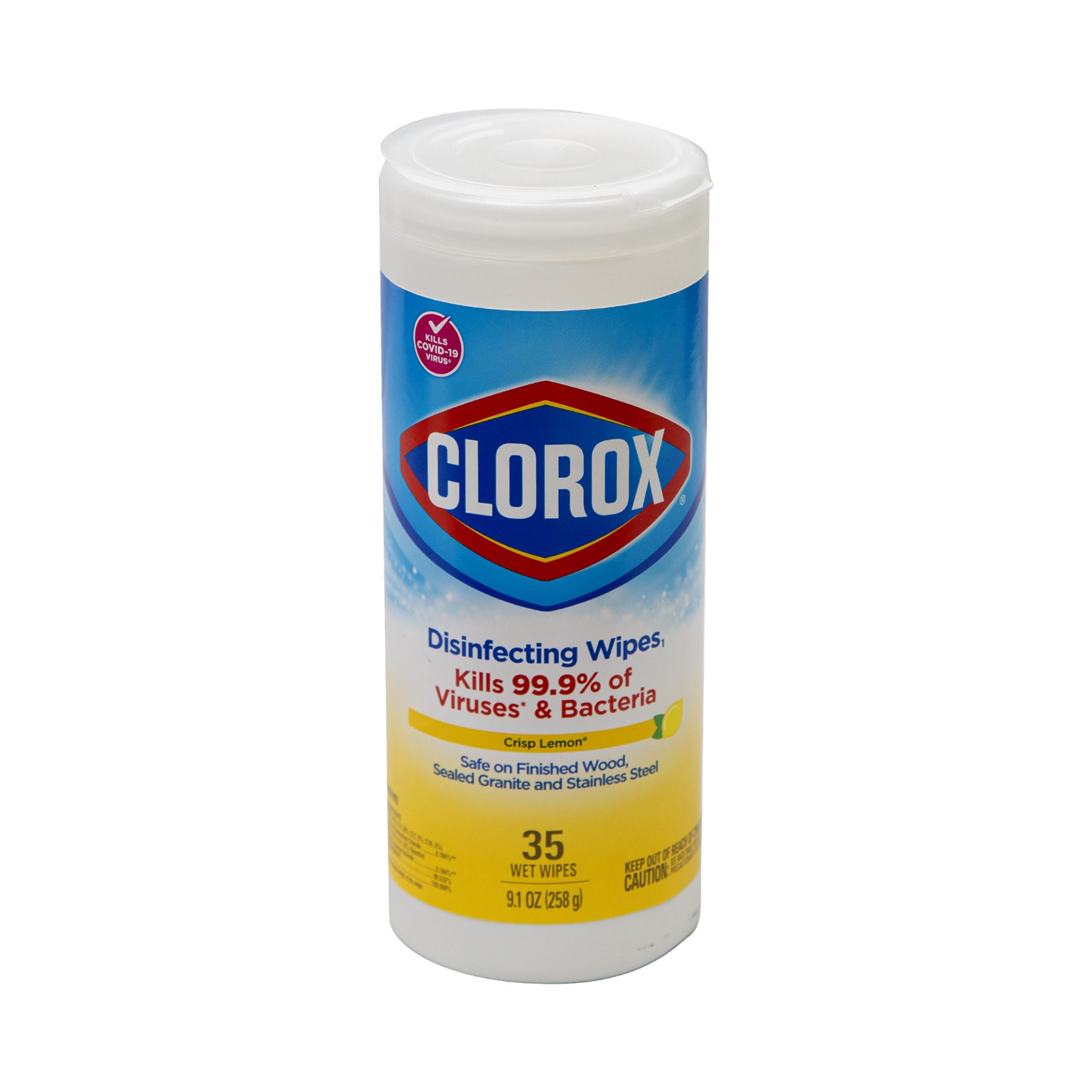 Clorox Disinfecting Wipes Crisp Lemon 35 Wet Wipes