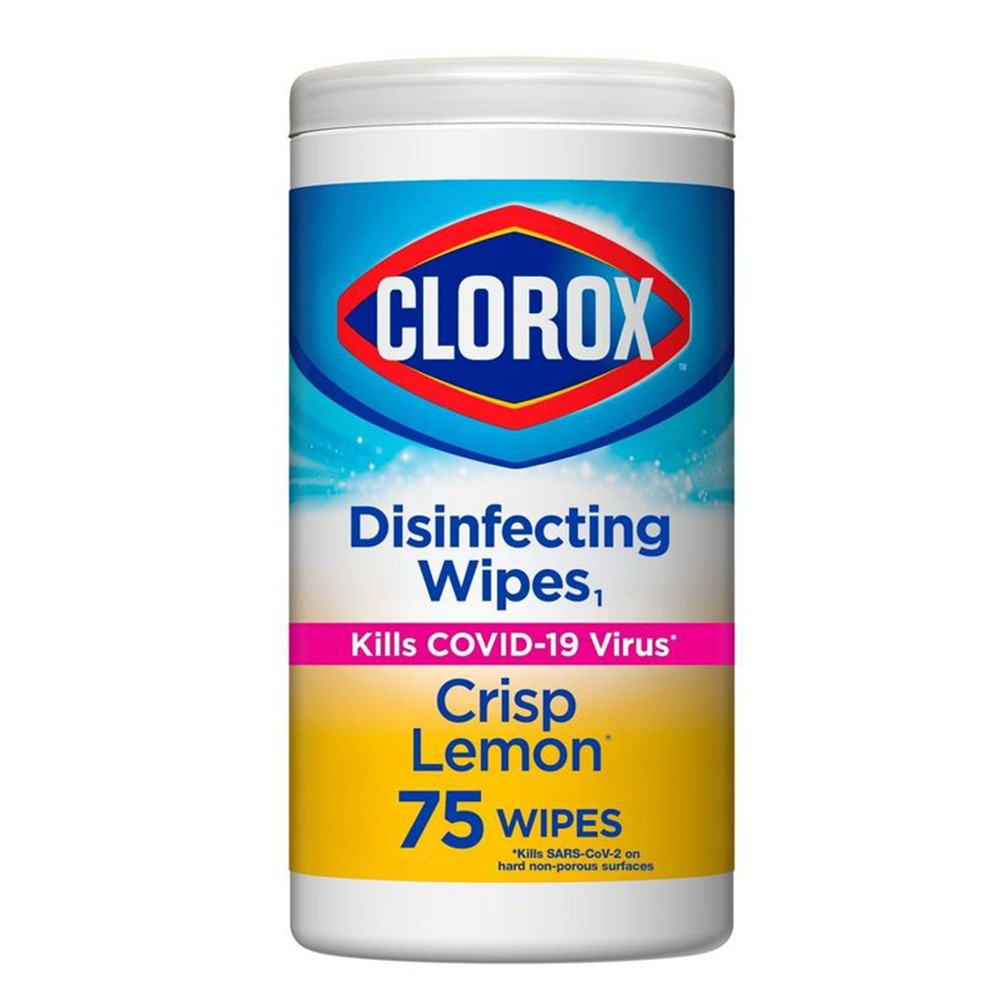 Clorox Disinf Wipes Lemon 75S