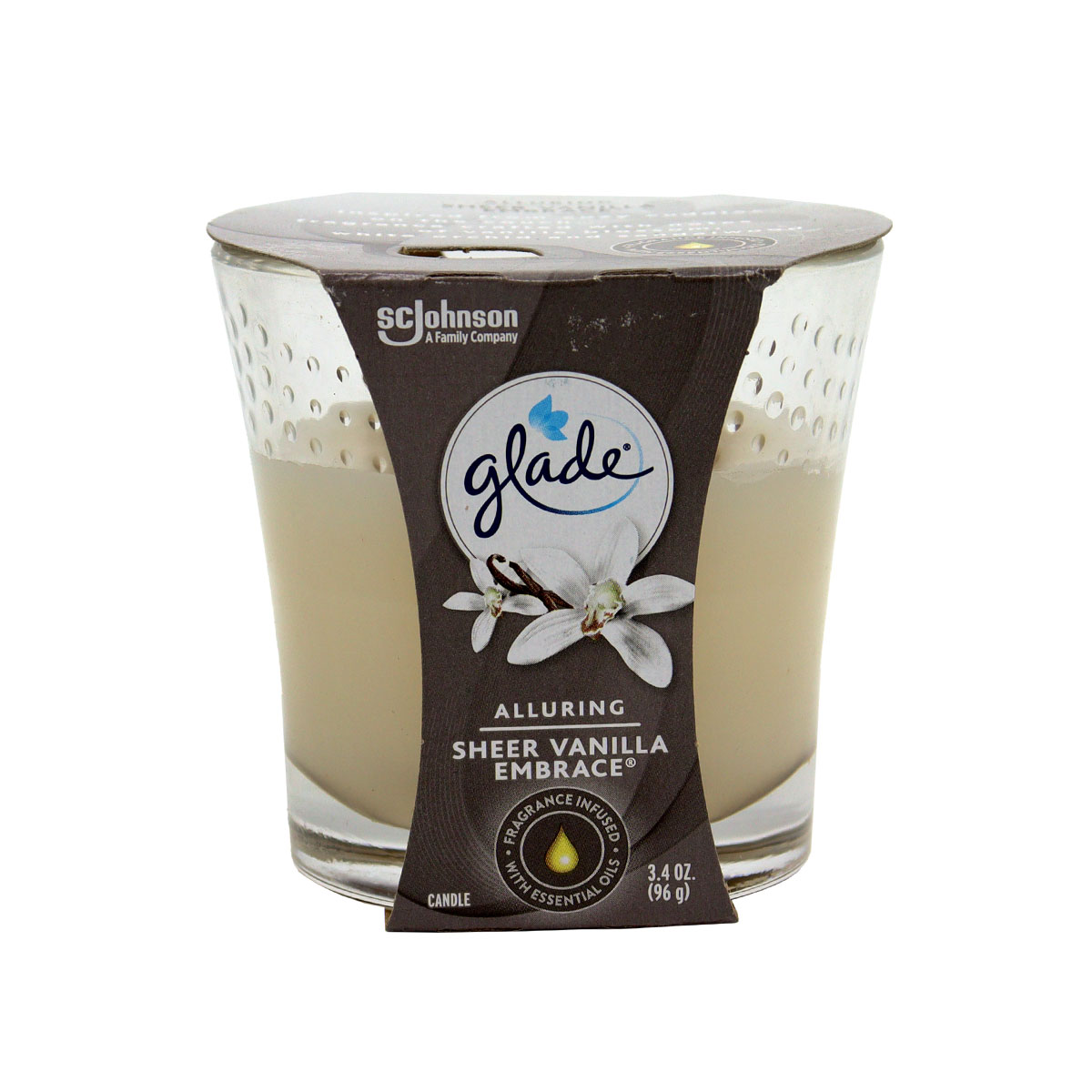 Glade Candle Vanilla 3.4Oz