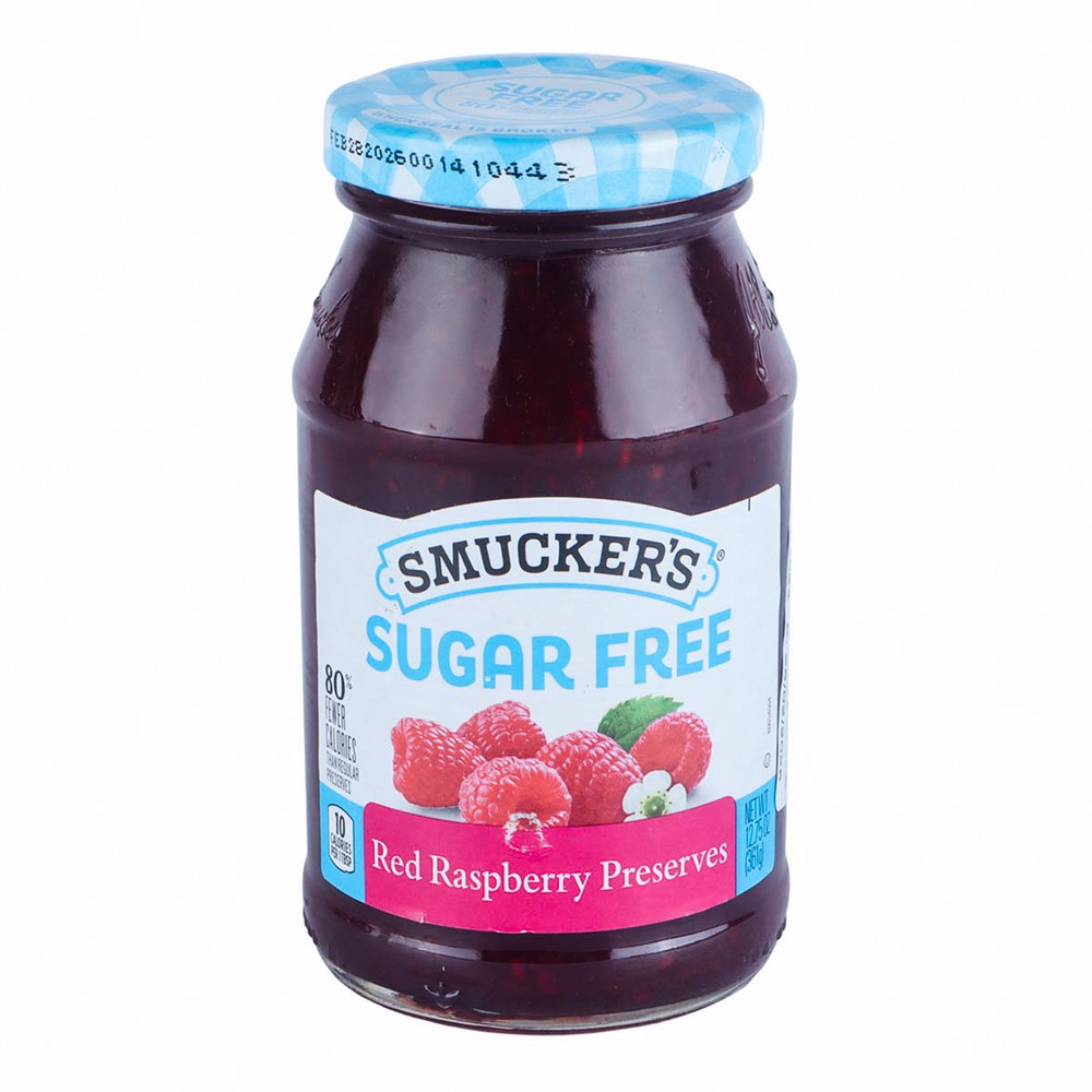 Smucker's Sugar Free Red Raspberry Preserves Jam 361g