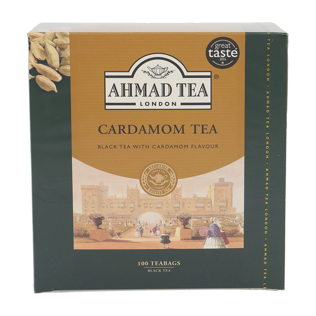Ahmad Tea Cardamom Green Tea 100 Tea Bags