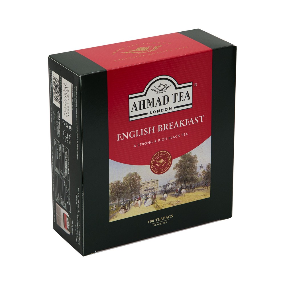 Ahmad Tea English Breakfast Strong & Rich Black Tea 100 Tea Bags