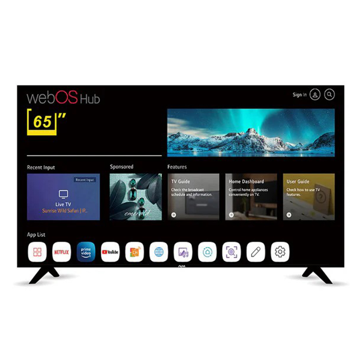 ALM QLED UHD Smart Tv 65 Inch ALM-QLE65X