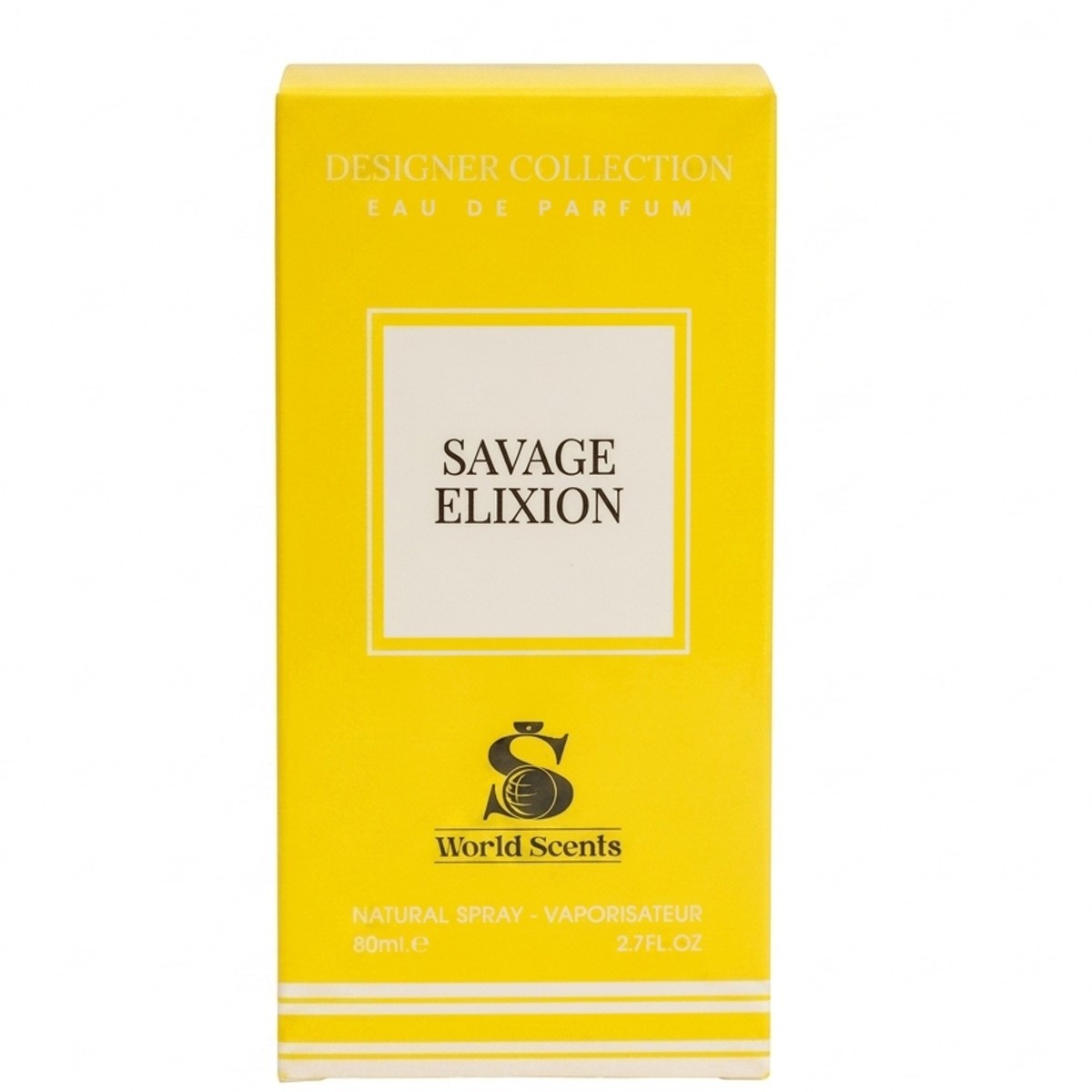 World Scent Savage Elixion Eau De Parfum For Men 80ml