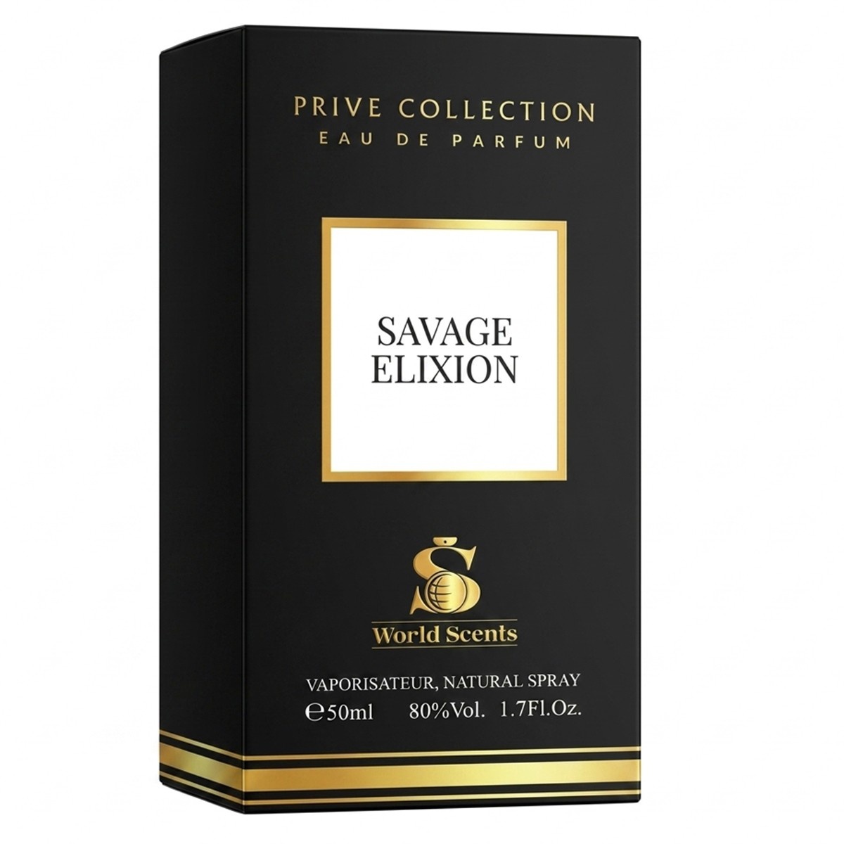 World Scents Prive Collection Savage Elixion Eau de Parfum for Men 50ml