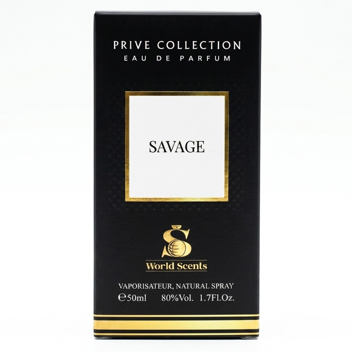 World Scents Prive Collection Savage Eau de Parfum for Men 50ml