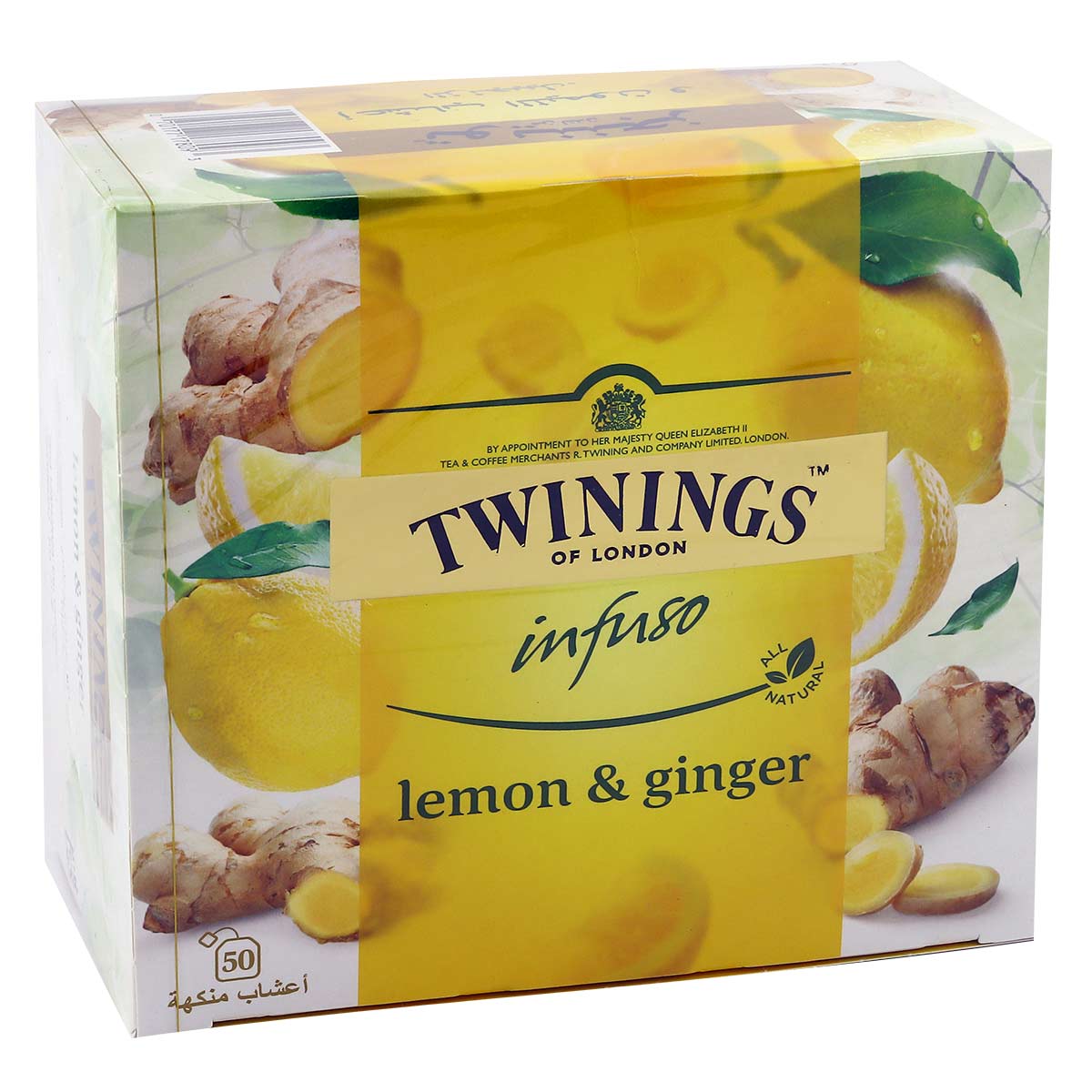 Twinings Infuso Lemon & Ginger 50 Tea Bags