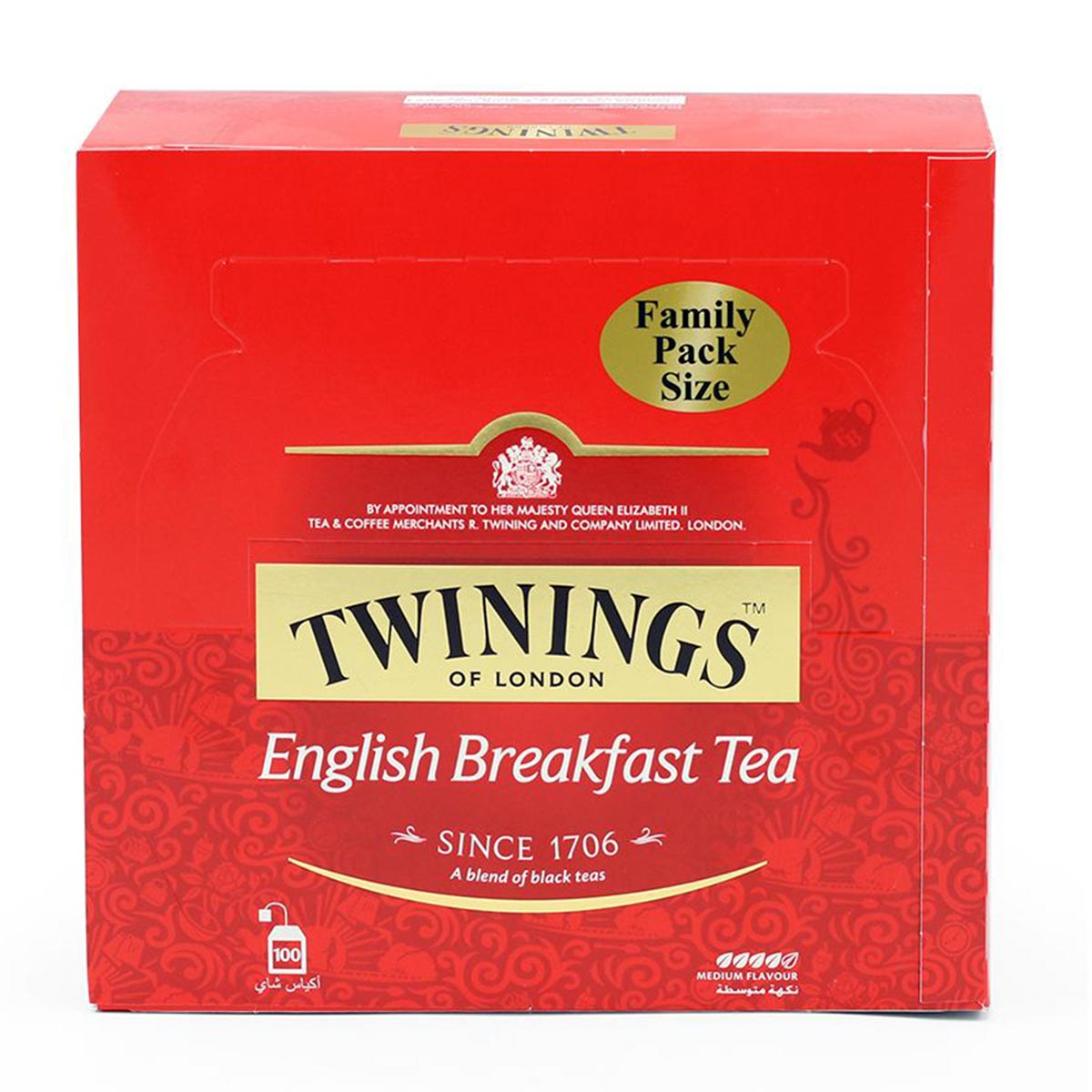 Twinings English Breakfast Tea 100 Enveloped Bags