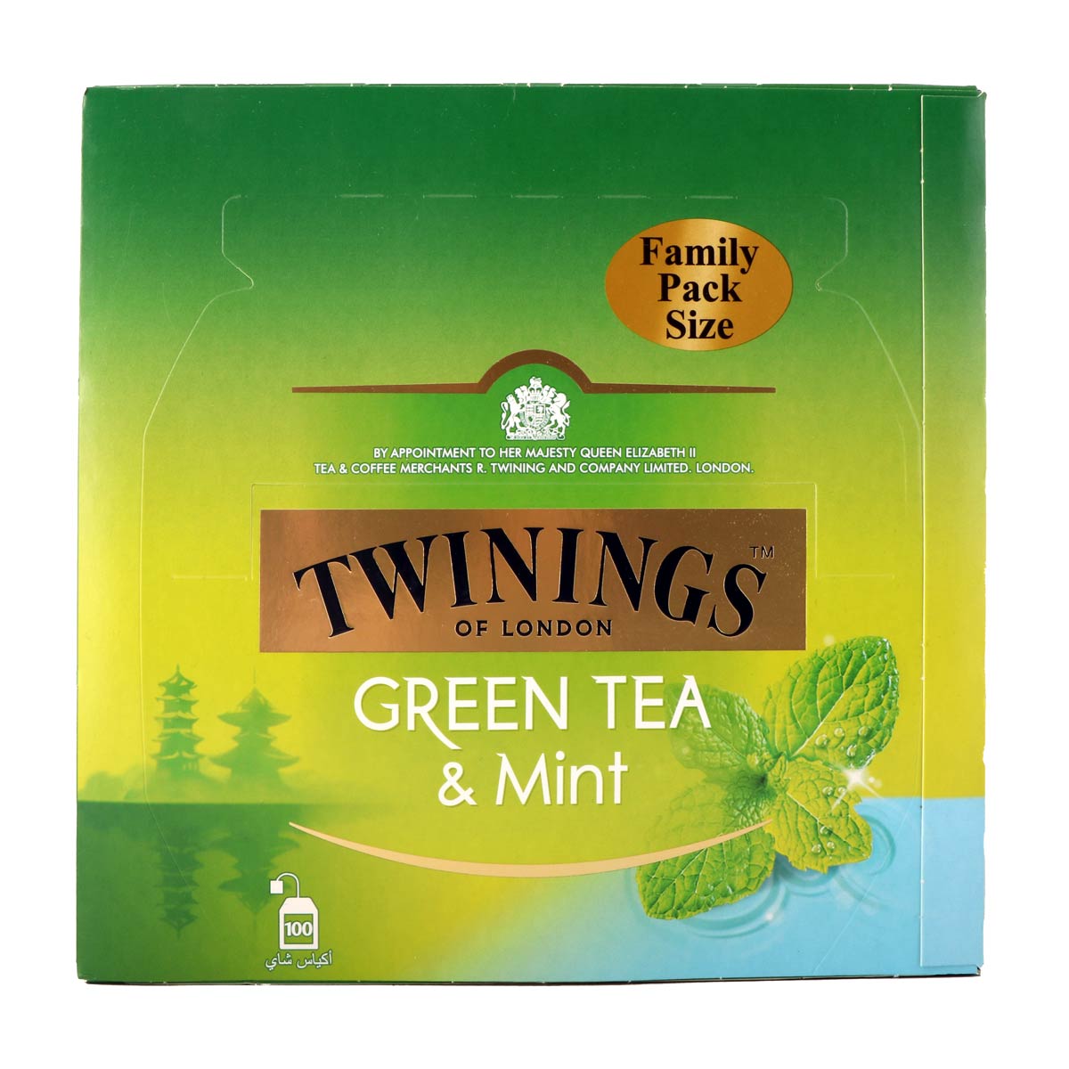 Twinings of London Green Tea & Mint 100x1.5g