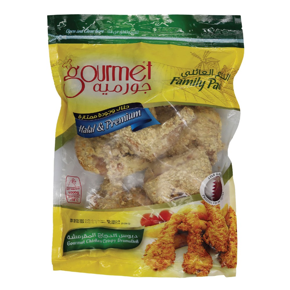Gourmet Chicken Chrispy Drumstick 1Kg | Frozen Food | Frozen Ready Meals | Breaded Chicken